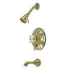 kingston brass bathroom fixtures polished brass combo tub and shower