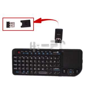 New 2.4G Mini Wireless Keyboard Touchpad + USB Receiver  