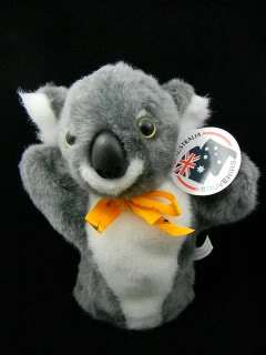   Souvenir Australian Koala Play Hand Puppet Soft Plush Toy NEW  