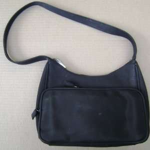  Black Vinyl Cherokee Brand Purse with shoulder strap and 