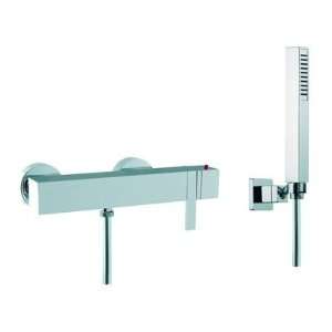   Thermostatic Shower Faucet with Hand Shower Finish Brushed Nickel