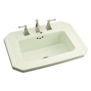   Bathroom Sink with 8 Centers Finish Ice Grey