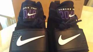 Nike Nike Air Diamond Turf 2010 sz 9 Black/Gold Purple Deion Sanders 