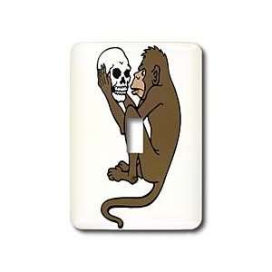 TNMGraphics Animals   Monkey and Skull   Light Switch Covers   single 