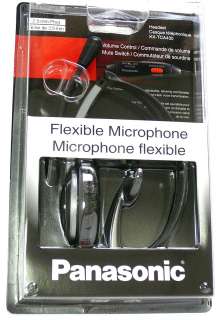 PANASONIC KX TCA430 Comfort Foldable Microphone Headset 037988263400 