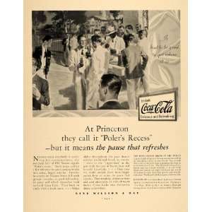  1930 Ad Coca Cola Soft Drink Pop Soda Princeton Nassau 