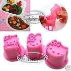 Sanrio HELLO KITTY Vegetable Cookie Mold Cutter 3 mould  