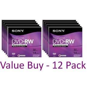  Sony Handycam 8cm DVD RW Discs 12 Pack for the Sony DCR 