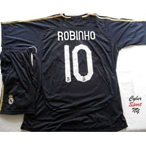  REAL Madrid Spain ROBINHO Soccer Jersey Away Adult Size 