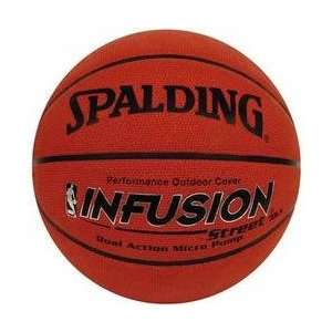  Spalding NBA Dual Action Infusion Street Outdoor Rubber Basketball 