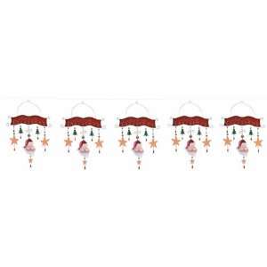 Merry Christmas Sign Set of 5 