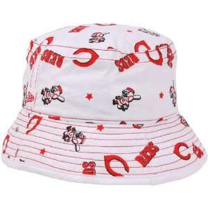   New Era Cincinnati Reds Infant Bucket Hat   White
