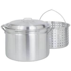   Aluminum Stockpot Fryer / Steamer with Boil Basket