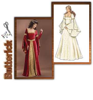   Rings Dress Wedding Bridal Gown Butterick Costume Pattern 4571  