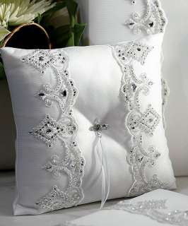 Wedding Beverly Clark Royal Lace Guest Book,Flower Basket,Ring Pillow 