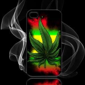   Rasta Apple iPhone 4/4S case  Pot Weed Smoke  