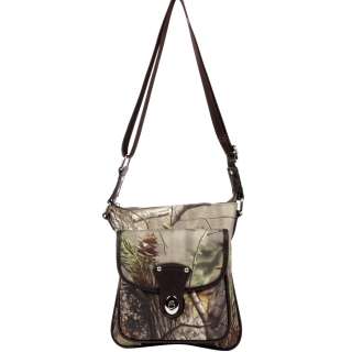 Realtree APG ® camouflage messenger crossbody bag top t  