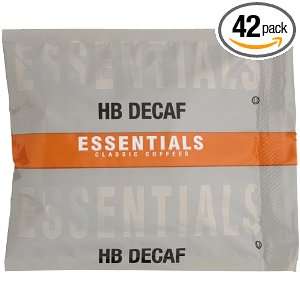   Coffees, HB Decaf Ground Coffee, 1.25 Ounce Packages (Pack of 42