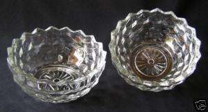 COLONY / INDIANA GLASS 1950 WHITEHALL SERVING BOWLS  