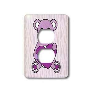  Janna Salak Designs Teddy Bears   Valentines Day Cute Purple Teddy 