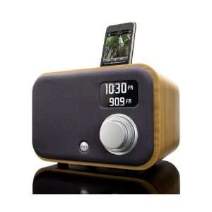  Vers 1.5R Bamboo Stereo Radio Alarm Clock for iPod or 