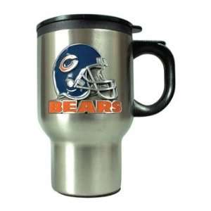 Chicago Bears Stainless Steel Travel Mug  Sports 