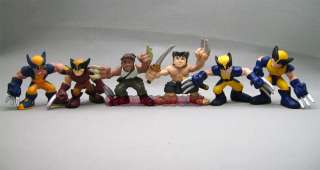 Marvel Comic Super Hero Squad Lot Xmen Wolverine Figure  