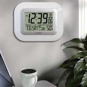  Digital Wall Clock w/Solar Sensor