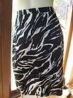 zebra pencil skirt  