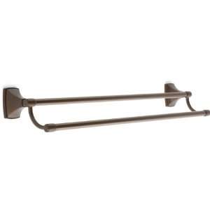   24 Inch Clarendon Double Towel Bar, Caramel Bronze