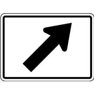  Street & Traffic Sign Wall Decals   Right Diagonal Arrow Sign 