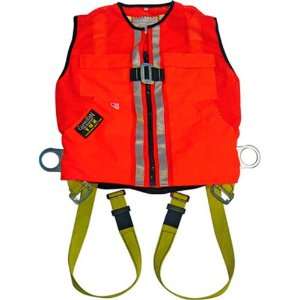   02140 Orange Mesh Construction Tux Harness, XXL