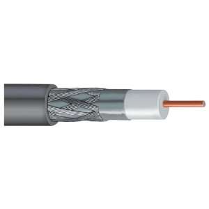  VEXTRA V66B GRAY DISH APPROVED SINGLE RG6 CABLE, 1,000 FT 