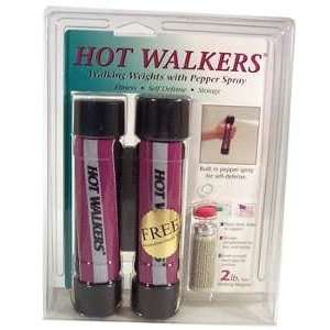  Hot Walkers 1 Lb Walking Weights w/ Mace Brand Pepperspray 