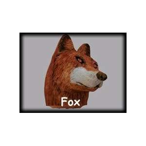  Fox Hand Carved Walking Stick 