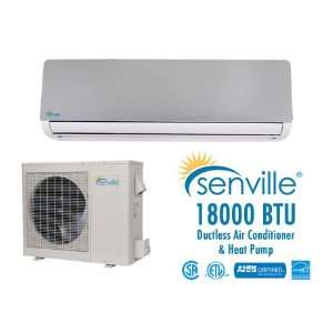 Senville 18000 BTU Ductless Air Conditioner and Heat Pump   Energy 