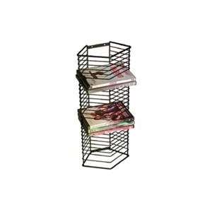  T37623 Black 28 DVD Onyx Wire DVD Rack Electronics