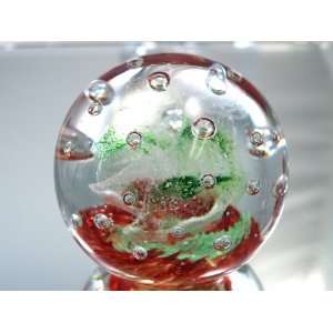   Sea Wave Handmade Art Glass Paperweight Pw 377