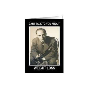 Weight Loss Humor   Retro Card