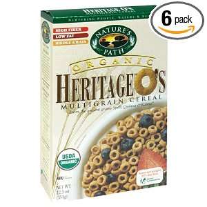 Natures Path Organic Heritage Os Cereal, 12.5 Ounce Boxes (Pack of 6 