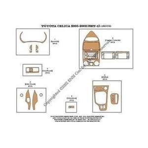   Celica (set 1) Dash Trim Kit 00 04   19 pieces   Marble Wood (3 221