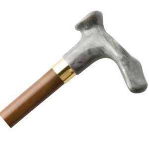 Wood Cane With Contour Handle