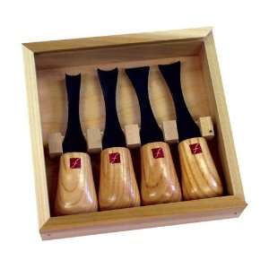  Flexcut 4 piece Wide Palm Carving Set