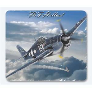  World War II Aircraft Mouse Pad   F6F Hellcat Office 